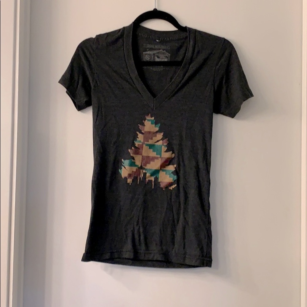 Casual Industrees Tree Seattle Skyline T-Shirt